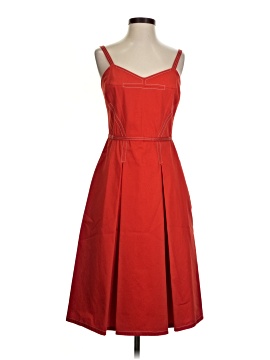 sachin and babi light blue dress Tie-Detailed Taffeta Dress red