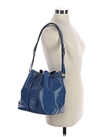 Louis Vuitton Leather Bucket Bag - back