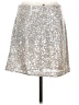 Banana Republic 100% Polyester Metallic Silver Formal Skirt Size 4 - photo 2