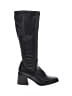 Steve Madden 100% Polyurethane Black Boots Size 8 1/2 - photo 1