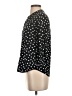 Maeve 100% Rayon Polka Dots Black 3/4 Sleeve Blouse Size XS - photo 5