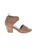 Eileen Fisher 100% Leather Tan Heels Size 8 - photo 1