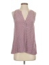 Joie 100% Silk Graphic Red Pink Sleeveless Silk Top Size S - photo 1