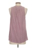 Joie 100% Silk Graphic Red Pink Sleeveless Silk Top Size S - photo 2