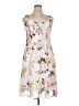 Connected Apparel Floral White Cocktail Dress Size 14W - photo 1