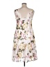 Connected Apparel Floral White Cocktail Dress Size 14W - photo 2