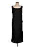 FRAME Solid Black Casual Dress Size L - photo 1