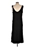 FRAME Solid Black Casual Dress Size L - photo 2