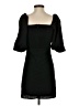 Mi ami Solid Black Cocktail Dress Size S - photo 2