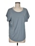 Fabletics Gray Short Sleeve Top Size M - photo 1