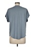 Fabletics Gray Short Sleeve Top Size M - photo 2