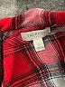 Talbots Outlet 100% Rayon Plaid Red Long Sleeve Button-Down Shirt Size S - photo 7