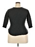 Max Studio 100% Merino Gray Wool Cardigan Size 2X - photo 2