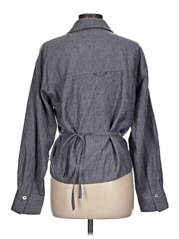 Vince. 3/4 Sleeve Button-Down Shirt (view 2)
