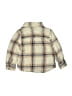 Old Navy 100% Cotton Plaid Tan Long Sleeve Button-Down Shirt Size 3T - photo 2