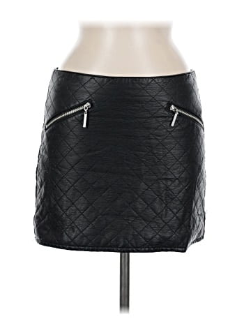 Divided by H&M Faux Leather Skirt (view 1)