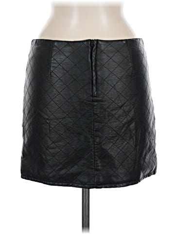 Divided by H&M Faux Leather Skirt (view 2)