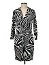 Boston Proper Animal Print Ivory Casual Dress Size 8 - photo 1