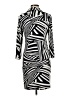 Boston Proper Animal Print Ivory Casual Dress Size 8 - photo 2