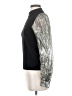 Tory Burch 100% Cashmere Metallic Silver Long Sleeve Blouse Size 1 (estimated) - photo 5