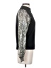 Tory Burch 100% Cashmere Metallic Silver Long Sleeve Blouse Size 1 (estimated) - photo 4