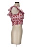 Saylor 100% Cotton Red Sleeveless Blouse Size XS - photo 4