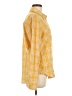 Ellison 100% Cotton Plaid Yellow Long Sleeve Button-Down Shirt Size M - photo 4