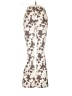 Zara Print Ivory Active Pants Size 2 - photo 1