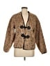 Pilcro 100% Polyester Hearts Brown Tan Jacket One size - photo 1