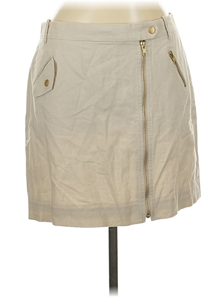 Pre-owned J.crew Factory Store Casual Skirt In Tan