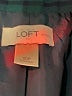Ann Taylor LOFT Outlet Plaid Teal Blazer Size 00 (petite) - photo 6