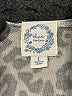Blue Rain Animal Print Tan Pullover Sweater Size L - photo 7
