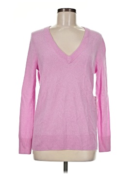 Aqua Cashmere Pullover Sweater (view 1)