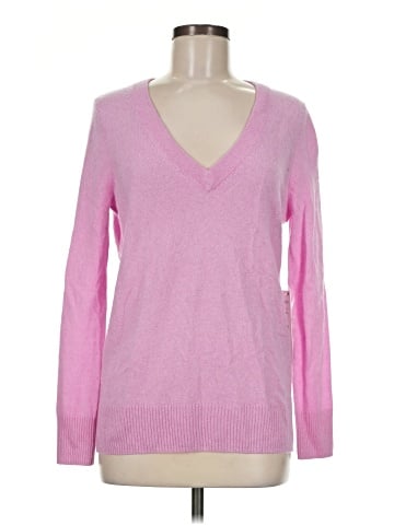 Aqua Cashmere Pullover Sweater (view 1)