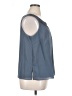 Maya Brooke 100% Polyester Blue Sleeveless Blouse Size 14 - photo 4