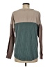 Lovely Melody Color Block Teal Pullover Sweater Size M - photo 2