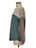Lovely Melody Color Block Teal Pullover Sweater Size M - photo 5