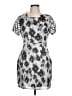 Aryn K. Graphic Gray Cocktail Dress Size L - photo 1