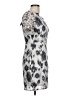 Aryn K. Graphic Gray Cocktail Dress Size L - photo 4