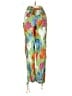 Indira Tie-dye Green Casual Pants Size S - photo 2