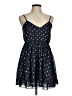 Commense Polka Dots Blue Casual Dress Size M - photo 1