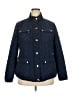 Crown & Ivy 100% Polyester Argyle Blue Jacket Size 2X - photo 1