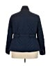 Crown & Ivy 100% Polyester Argyle Blue Jacket Size 2X - photo 2
