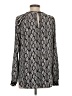 MICHAEL Michael Kors Silver Long Sleeve Blouse Size S - photo 2