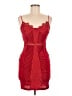 PrettyLittleThing 100% Polyester Red Cocktail Dress Size 6 - photo 1