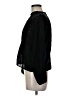 Zara 100% Cotton Black Long Sleeve Blouse Size M - photo 5