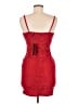PrettyLittleThing 100% Polyester Red Cocktail Dress Size 6 - photo 2