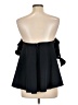 Milly Black Short Sleeve Blouse Size 8 - photo 2