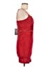 PrettyLittleThing 100% Polyester Red Cocktail Dress Size 6 - photo 4