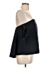 Milly Black Short Sleeve Blouse Size 8 - photo 4